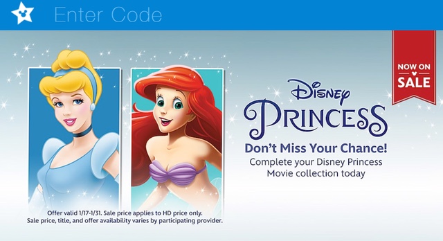 Disney Movies Anywhere Sales on Page & Screen
